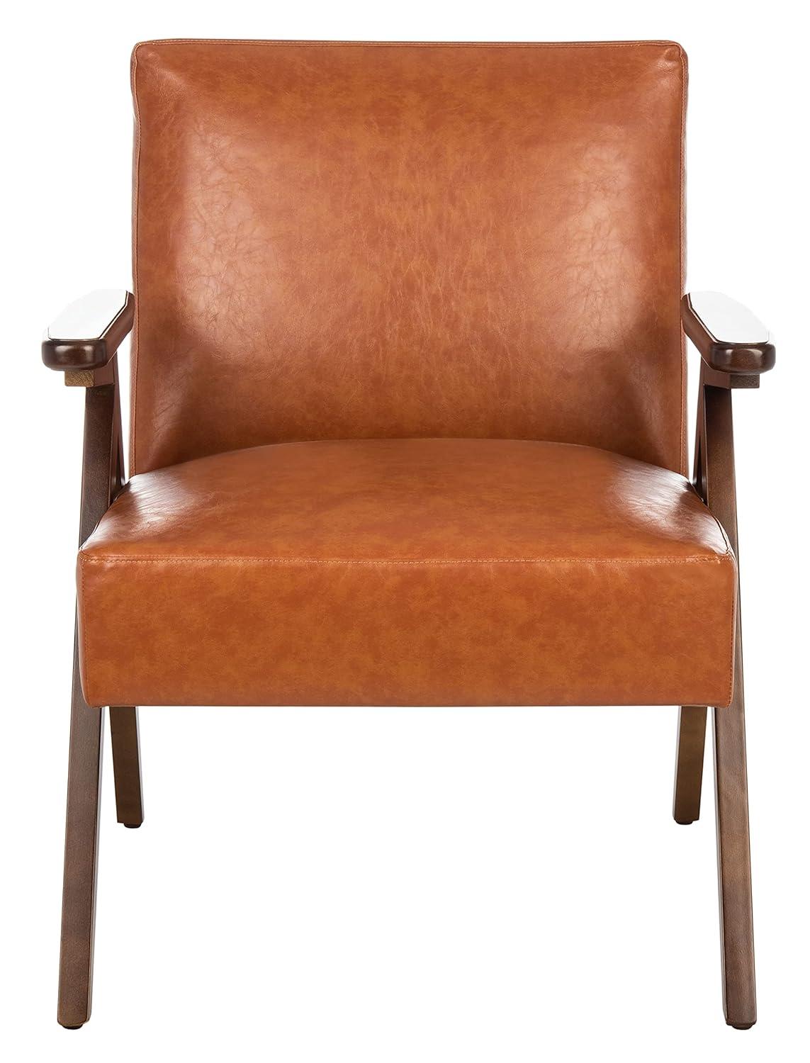 Emyr Arm Chair - Cognac - Safavieh