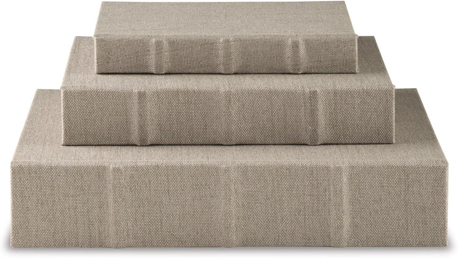 Ebern Designs Kepir 3 Piece Fabric Book Box Set