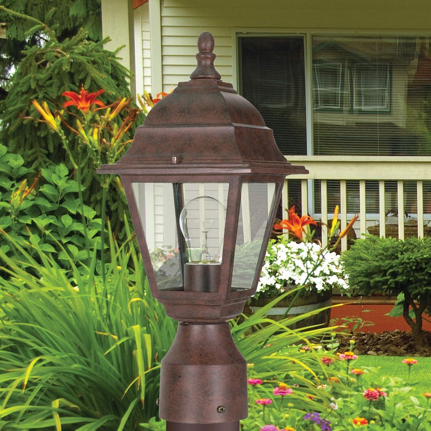 Nuvo Lighting 60/547 Briton 1 Light 6" Wide Landscape Single Head Post Light - Bronze