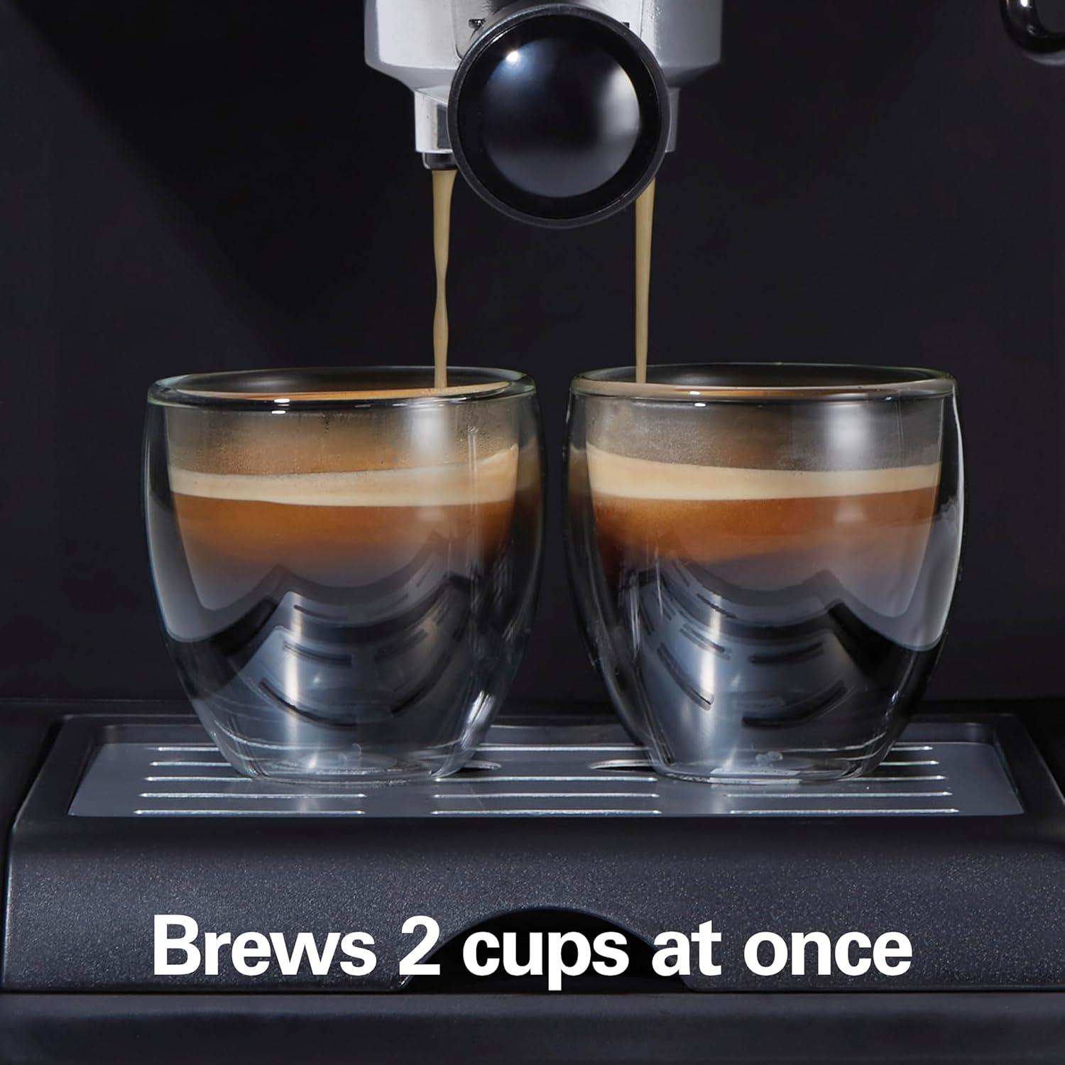 Hamilton Beach Espresso Maker, Black, 15 Bar Pump, New, 40715