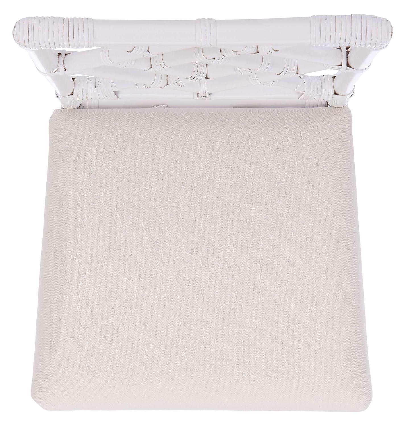 Bhumi Accent Chair W/ Cushion (Set of 2) - ACH6509 - White/White - Safavieh