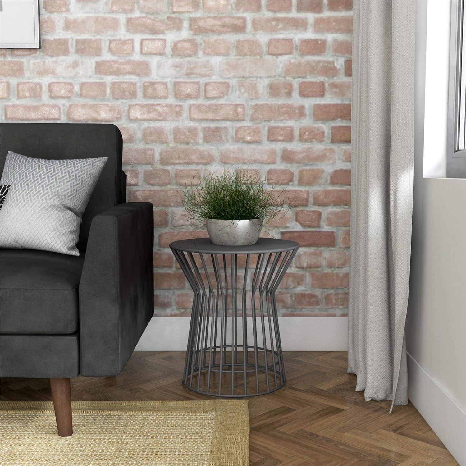 Roberta 20.08'' Metal Outdoor Side Table