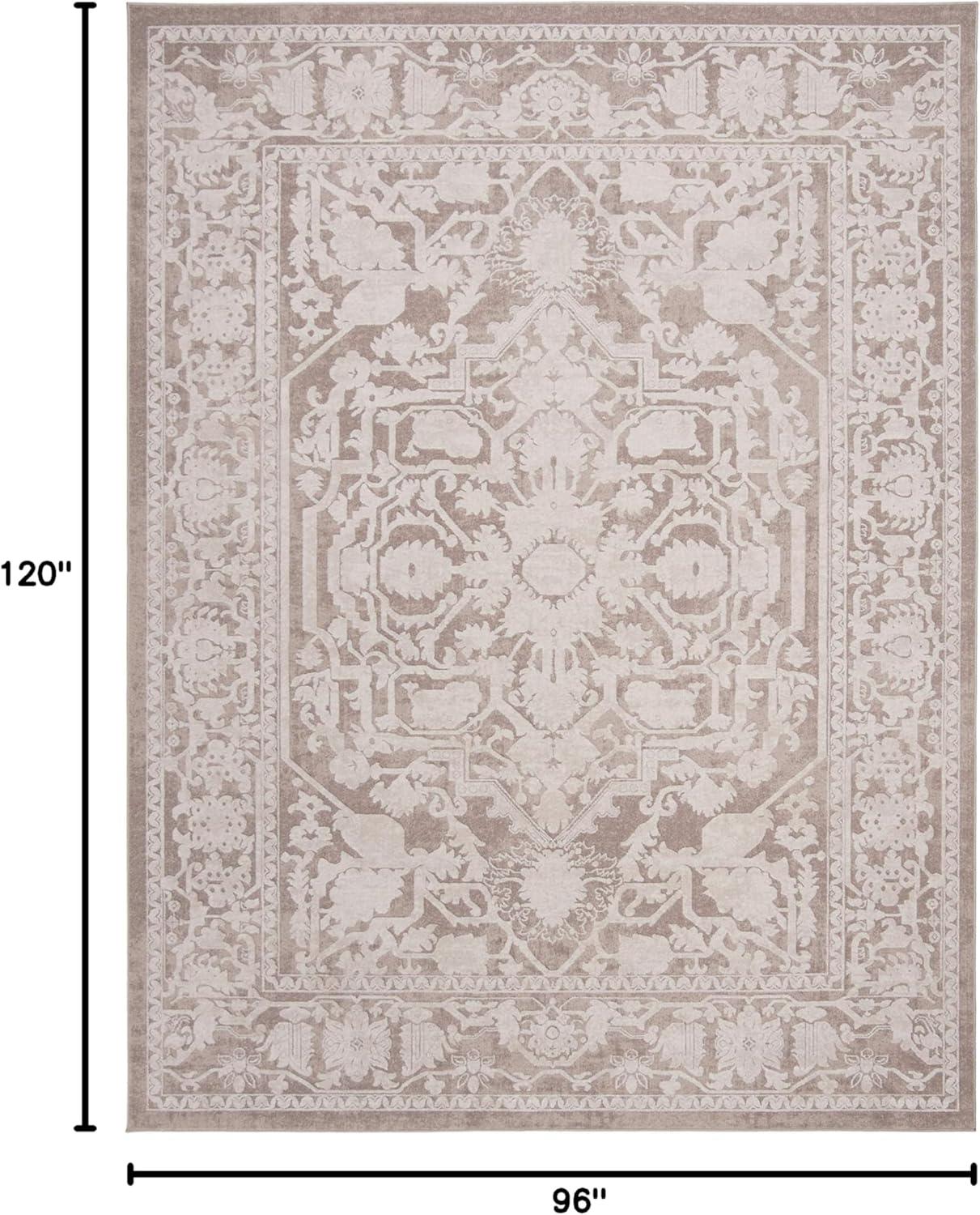 Reflection RFT665 Power Loomed Area Rug - Beige/Cream - 8'x10' - Safavieh.