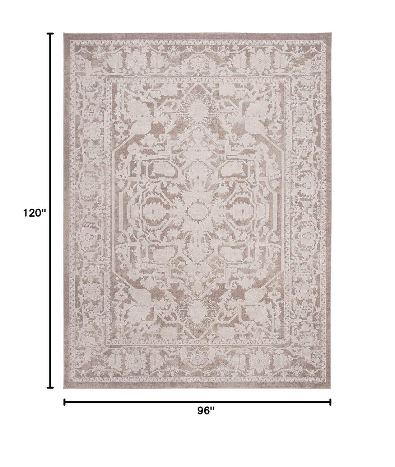 Reflection RFT665 Power Loomed Area Rug - Beige/Cream - 8'x10' - Safavieh.