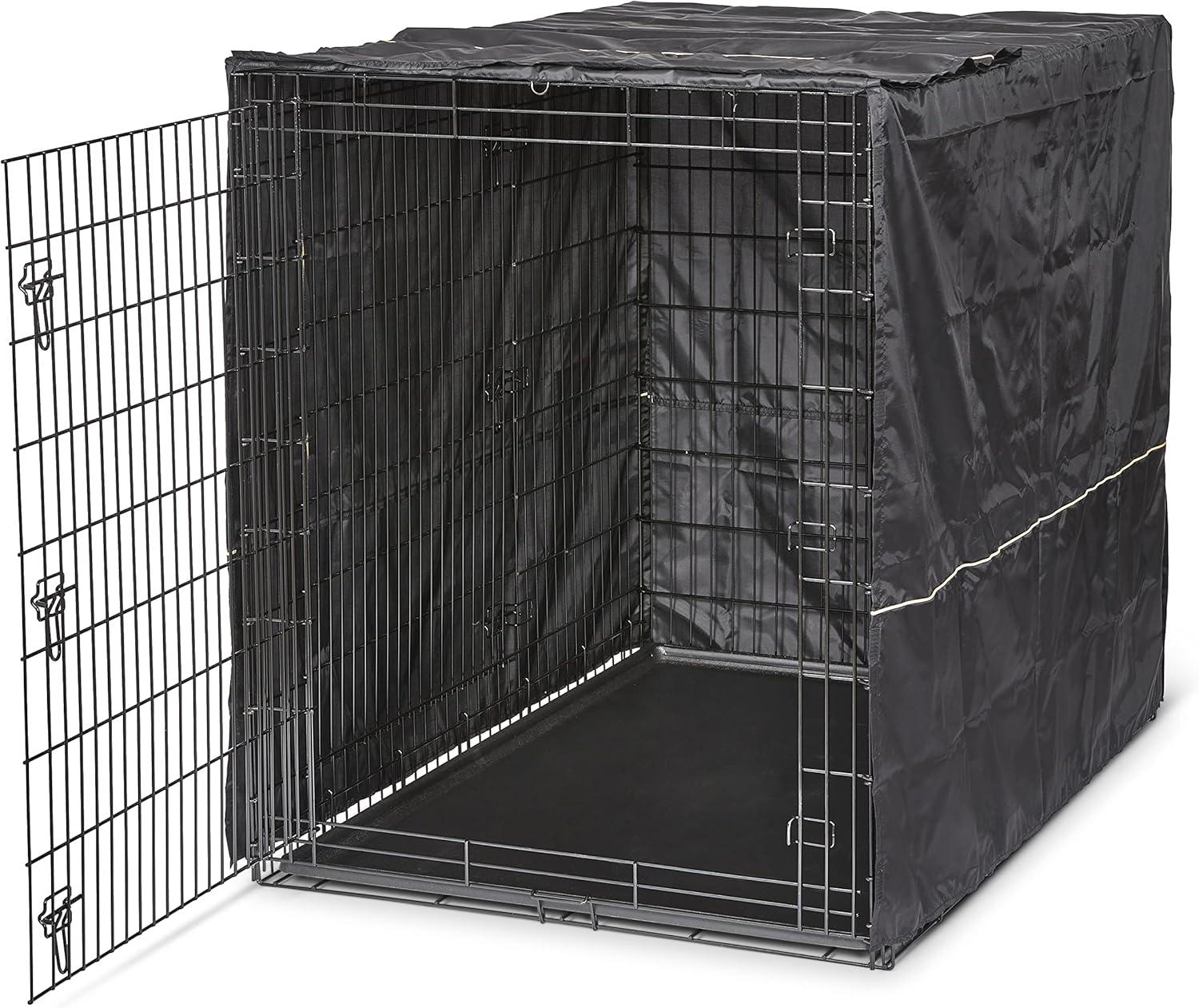 MidWest Homes for Pets XXL 54-Inch , Privacy Dog Crate Cover Designed to Fit Midwest Ginormous Dog Crate Models SL54 & SL54DD, Machine Wash & Dry, Gray,