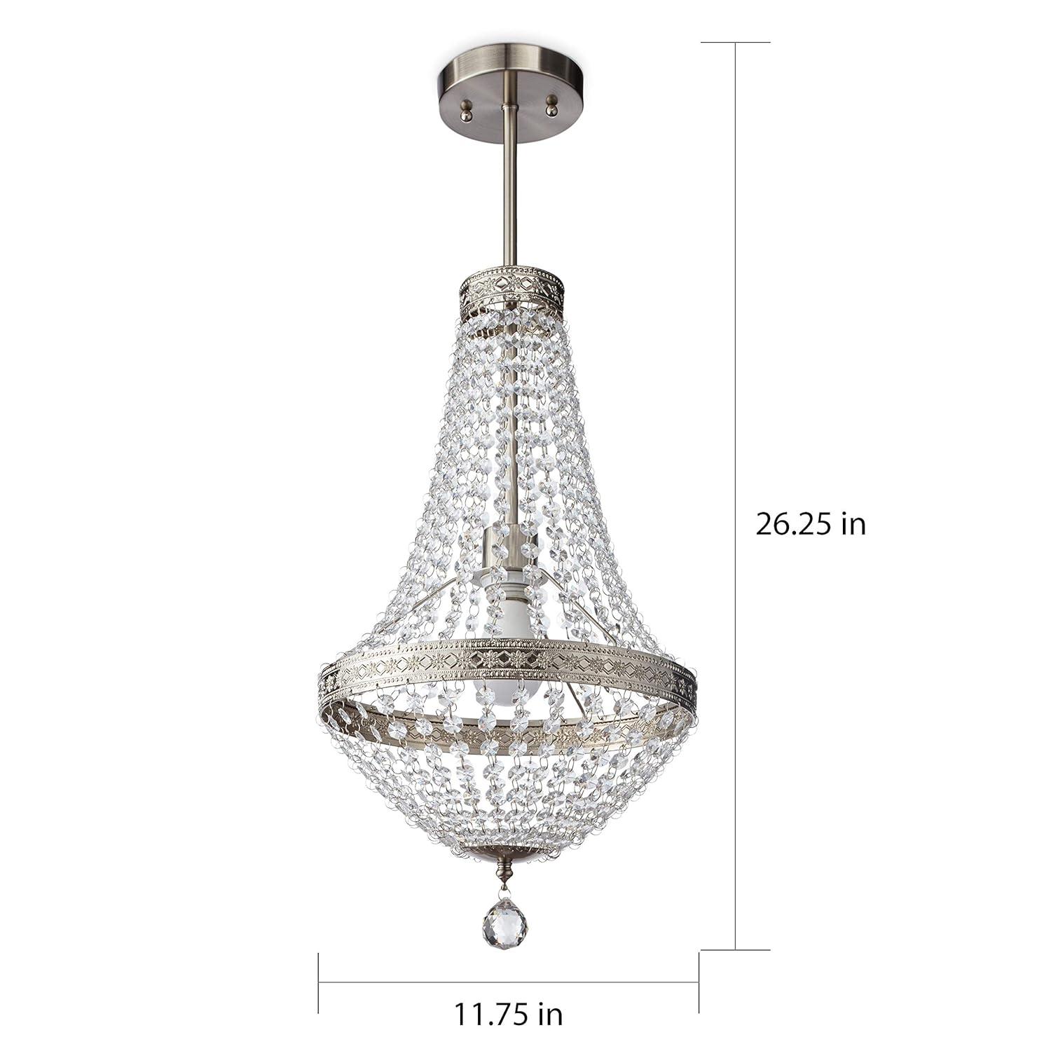 Shirley Grand Pendant Lamp - LIT4488 - Clear - Safavieh