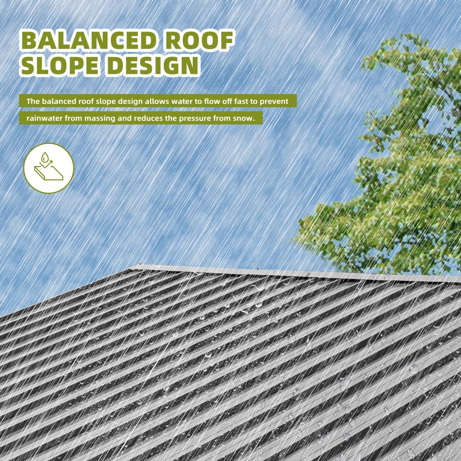 EROMMY 10 Ft. W x 15 Ft. D Carport with Galvanized Steel Roof & Reviews | Wayfair