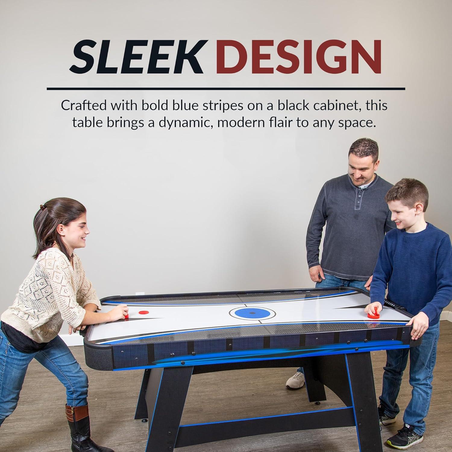 Hathaway Games 5' Two Player Air Hockey Table with Manual Scoreboard