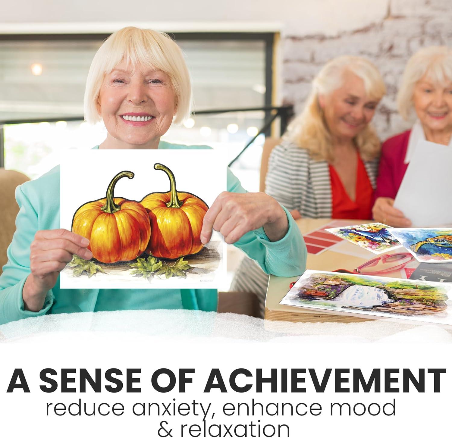 QUOKKA 10PACK Water Painting Dementia Activities for Seniors - Farm Memories - Alzheimers Products for Elderly - Activities for People with Dementia - Crafts for Seniors