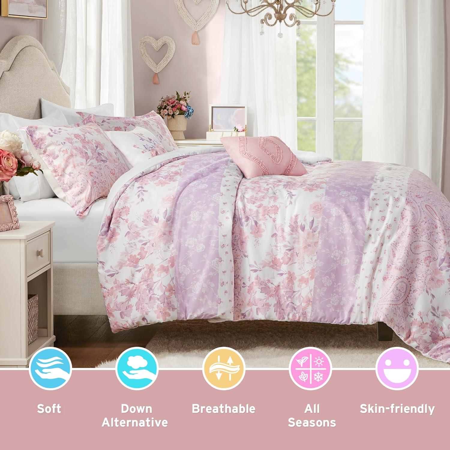 Intelligent Design Floral Paisley Comforter Set