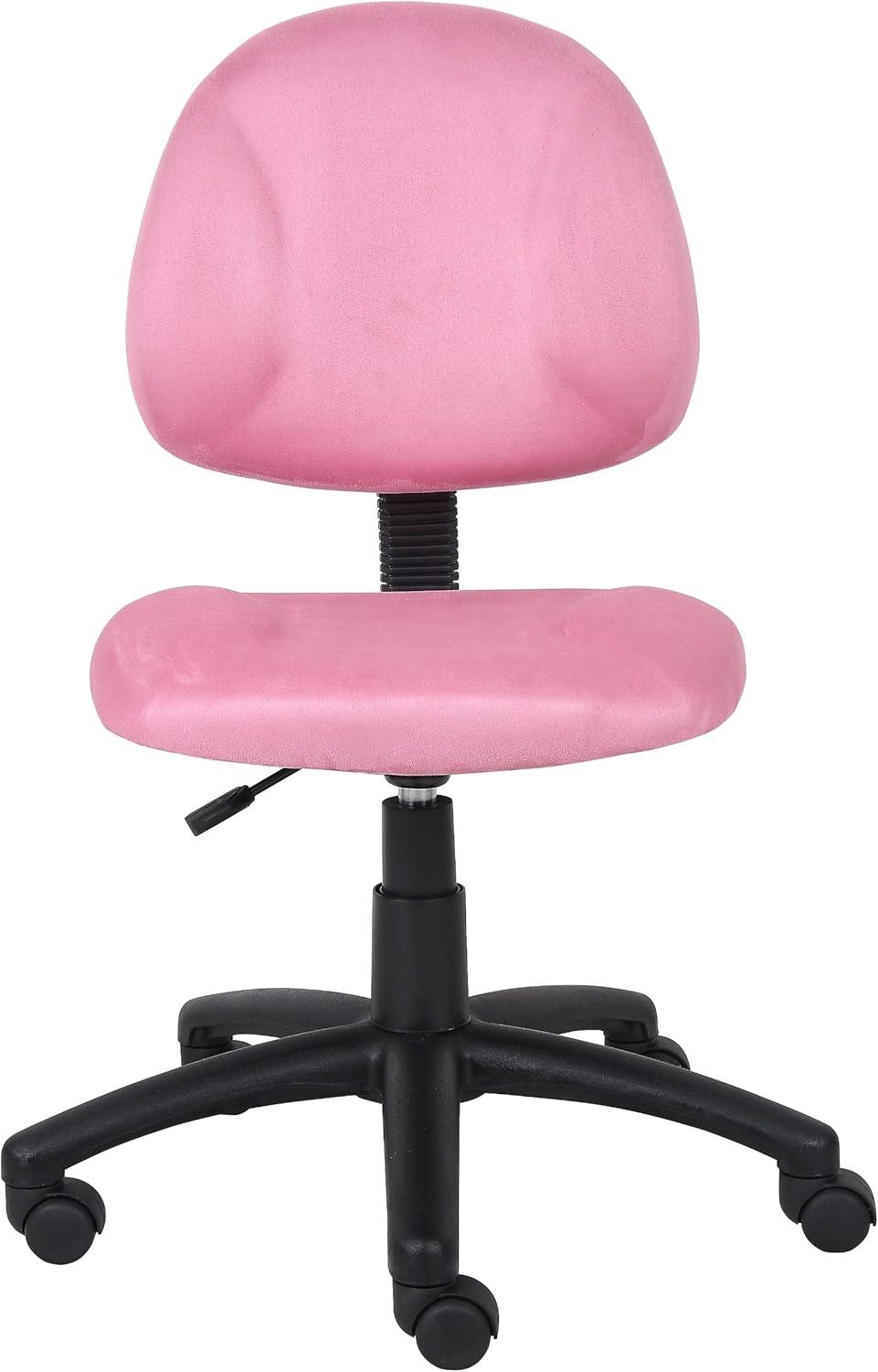 Microfiber Deluxe Posture Chair with Adjustable Arms - Boss Office Products