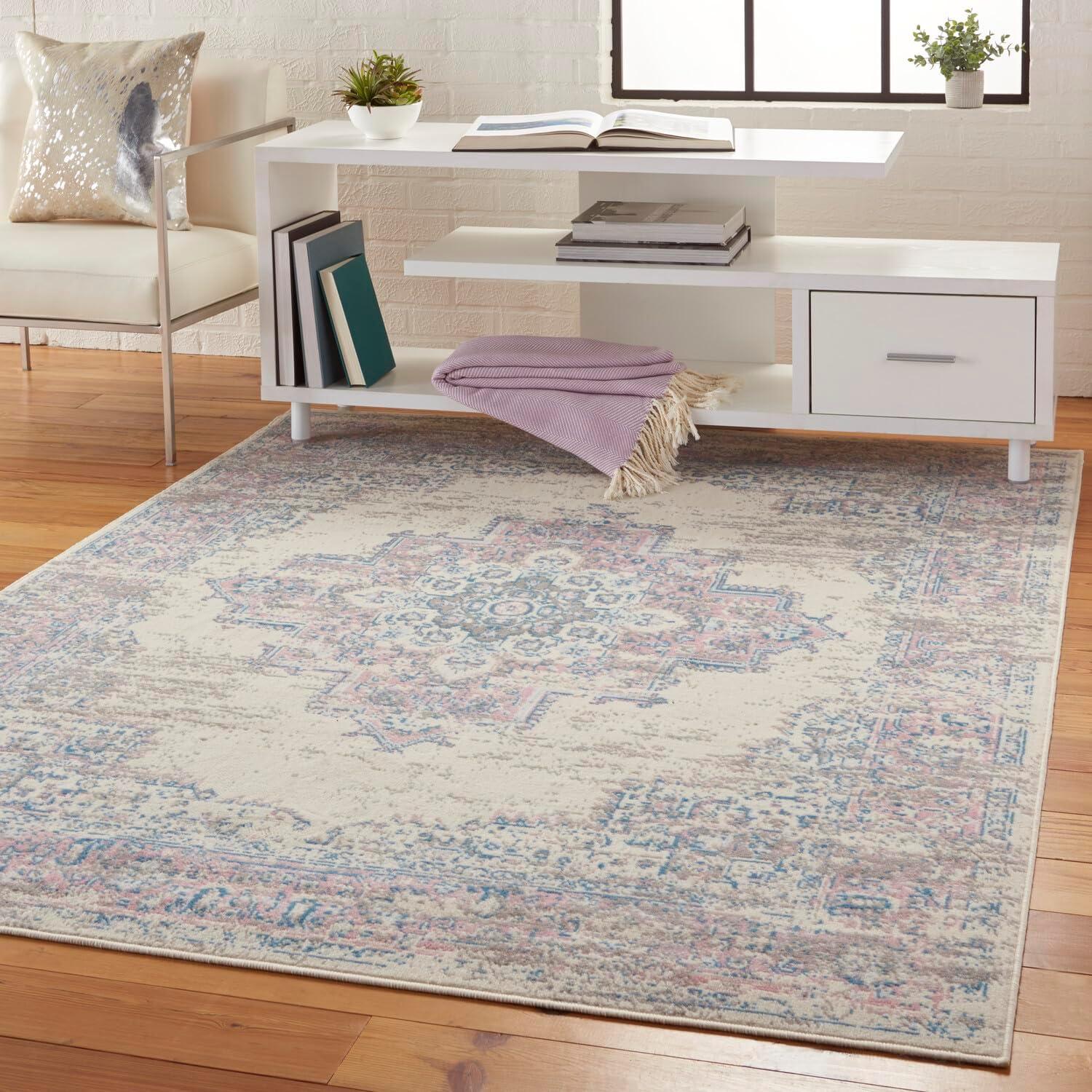 Nourison Grafix Center Medallion Area Rug