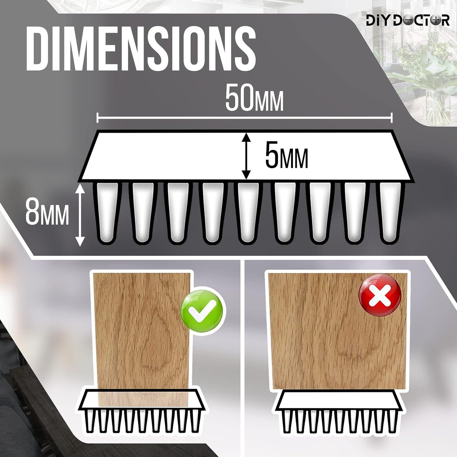 Furniture Caster Cups (8 Pack) – 53 Spike Design Heavy Duty Carpet Protectors for Furniture Legs – Perfect for Home & Office Use