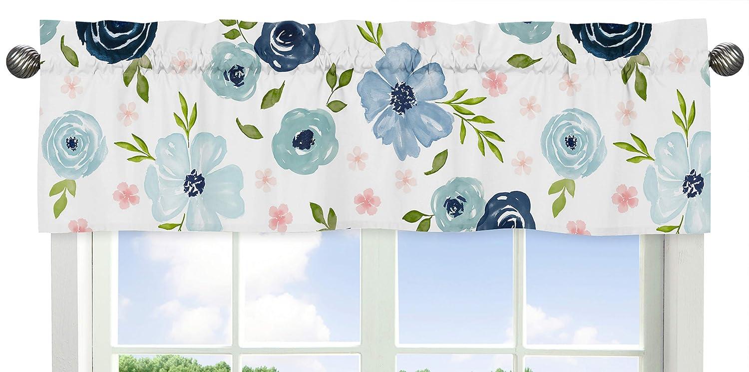 Sweet Jojo Designs Floral Tailored 54'' Window Valance