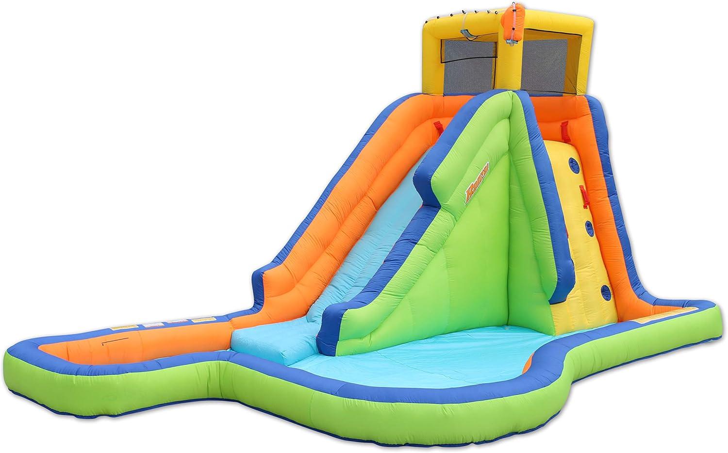 Colorful Inflatable Kids Slide and Splash Park