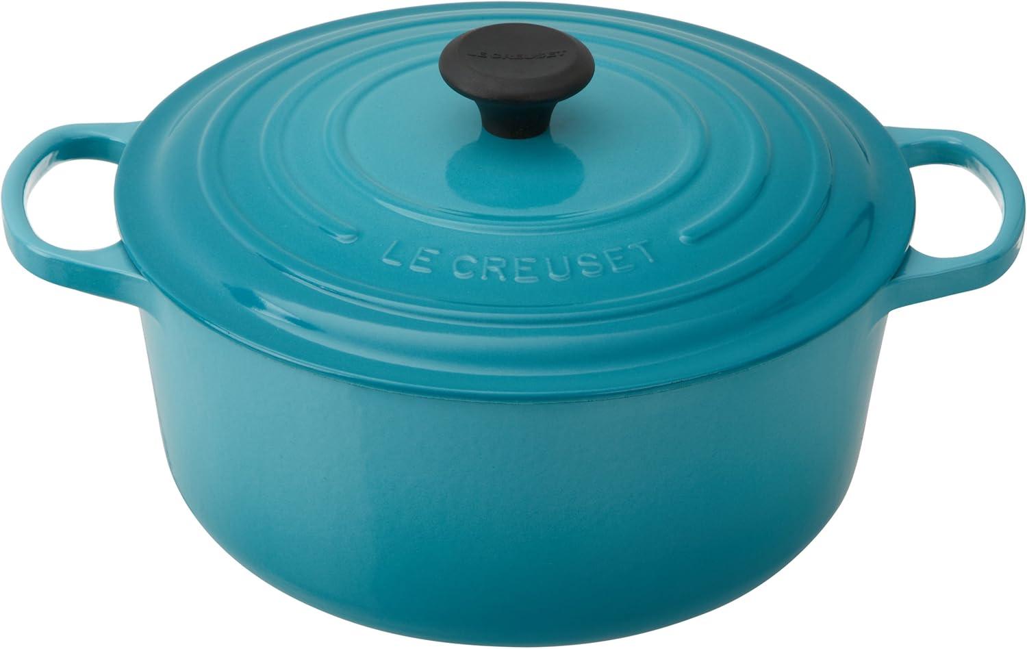 Le Creuset Signature Enameled Cast Iron Round Dutch Oven with Lid