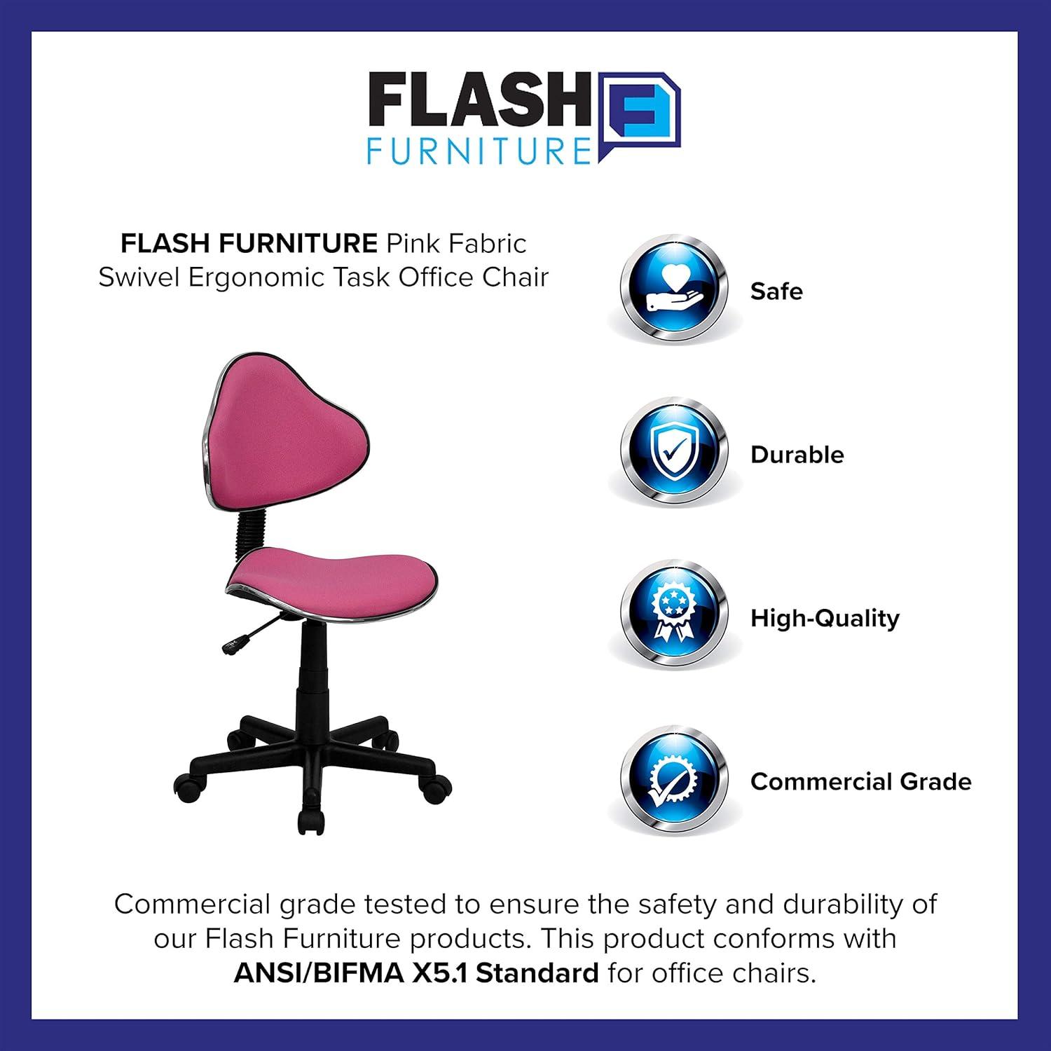 Flash Furniture Fabric Swivel Ergonomic Task Office Chair