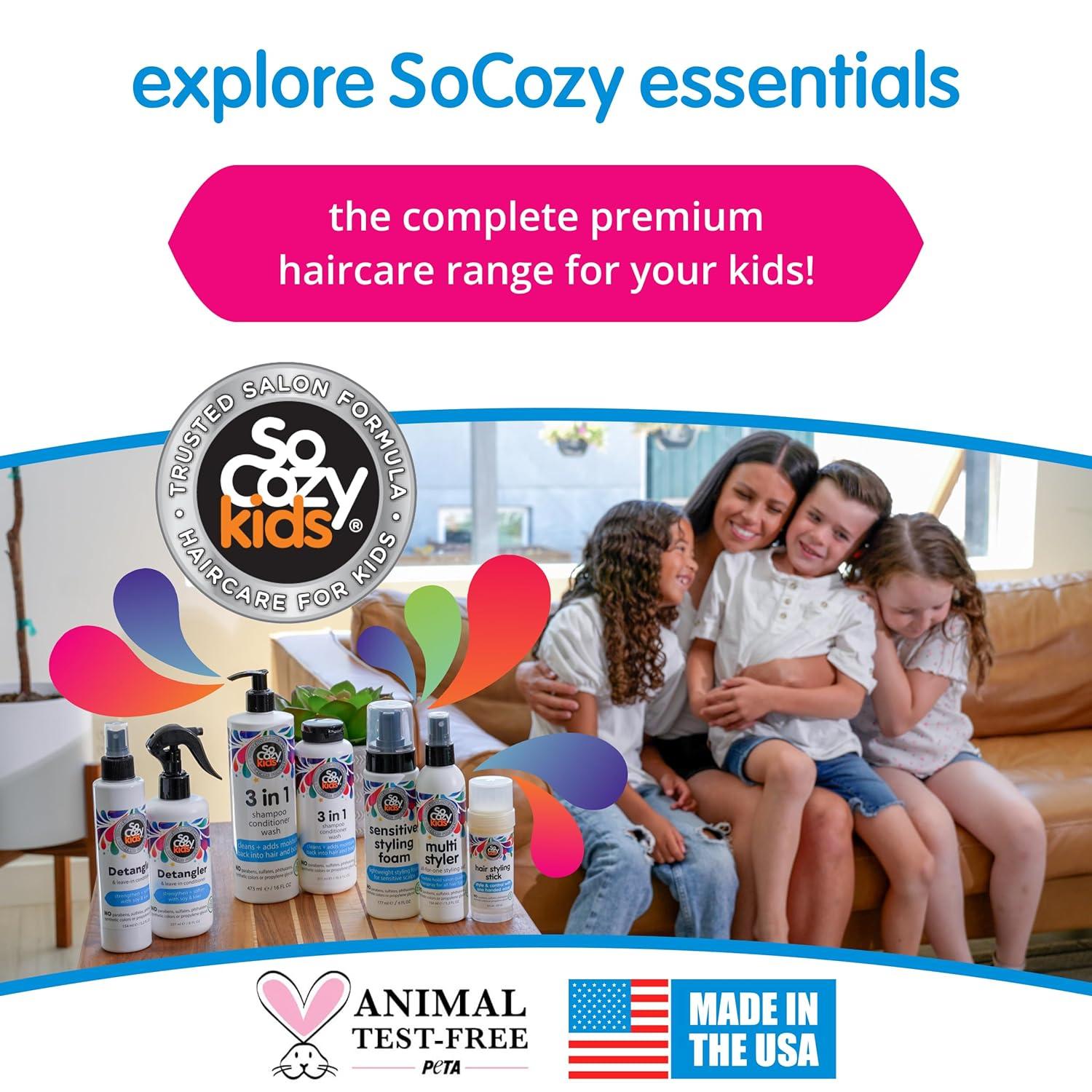 SoCozy Kids All for One Multi Hair Styler for Kids, 5.2 oz.