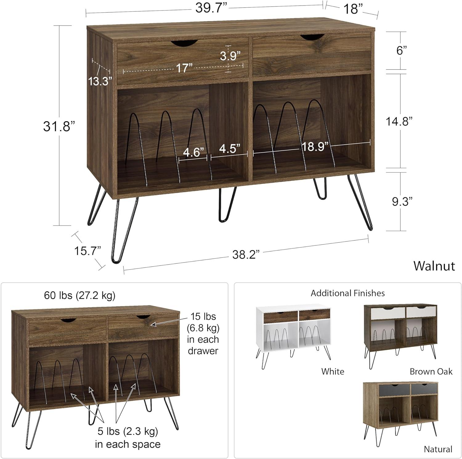 Novogratz Concord Audio Rack