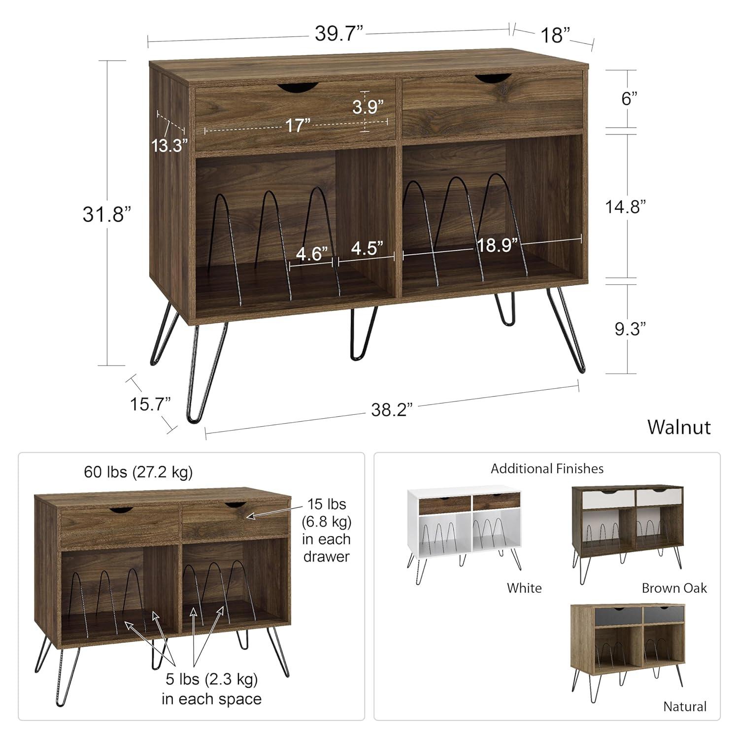 Novogratz Concord Audio Rack