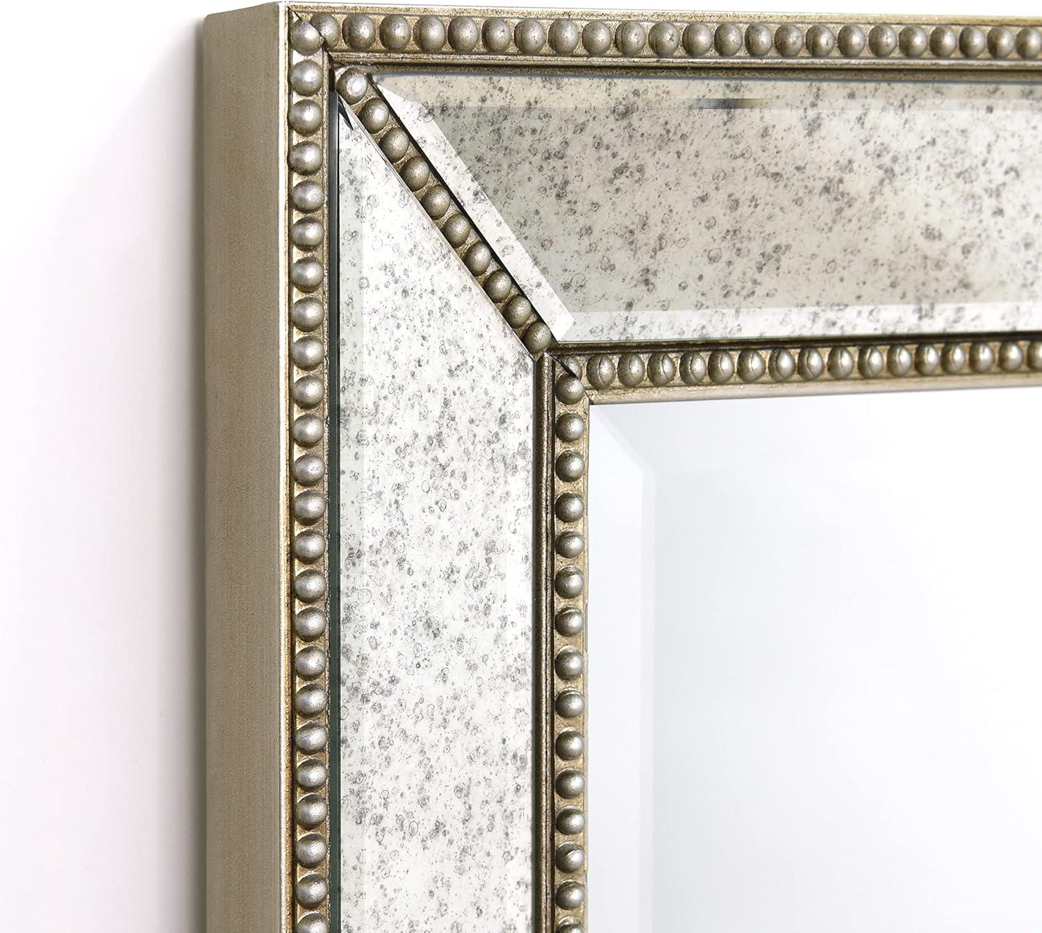 Empire Art Direct Champagne Bead Beveled Mirror, 24" x 54", Ready to Hang