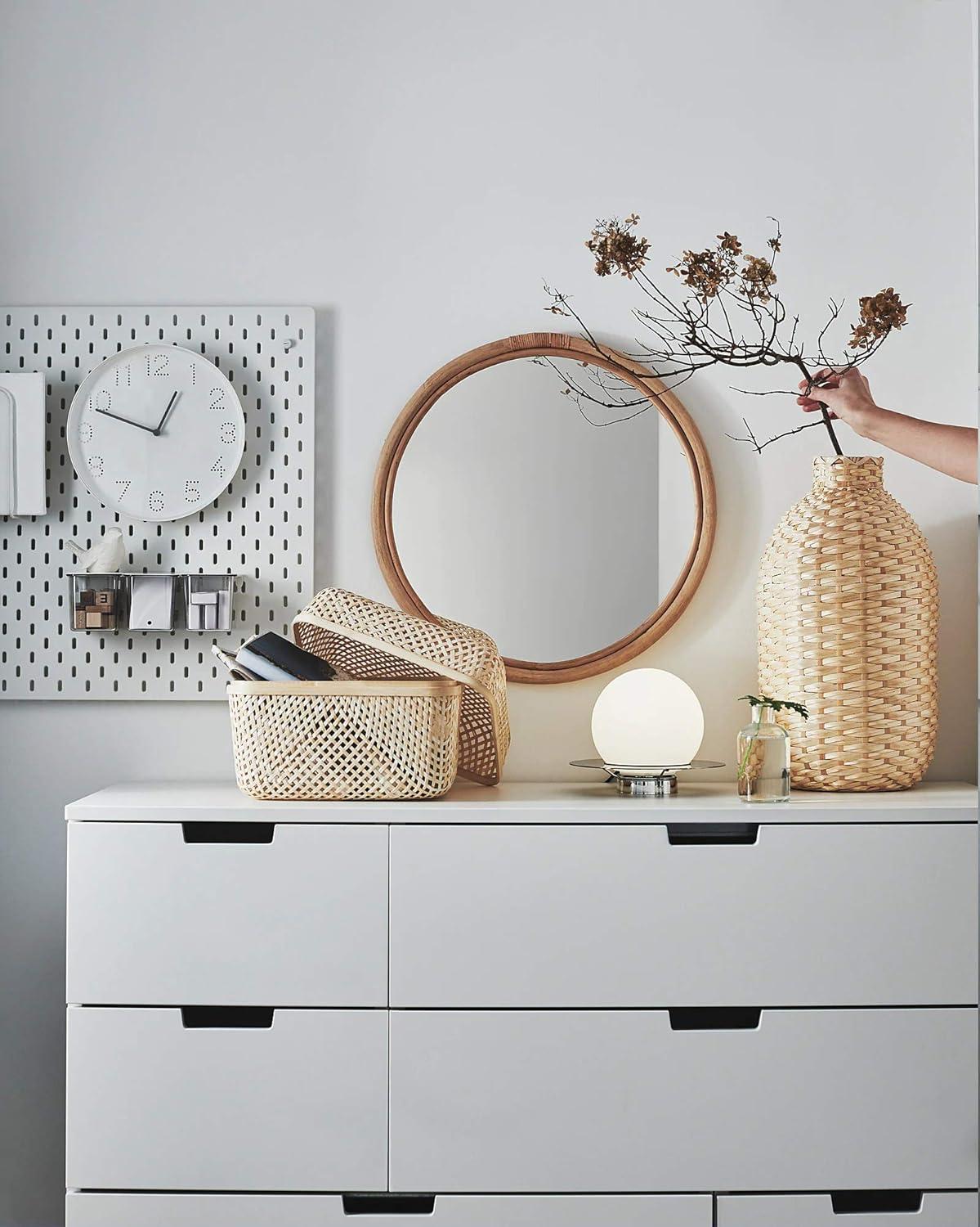 IKEA TROMMA Wall Clock,White,25 cm (9 ¾ inch ),Aesthetics Adds an Inherently Distinctive Style,Simply,The Finest timepieces,wallclock