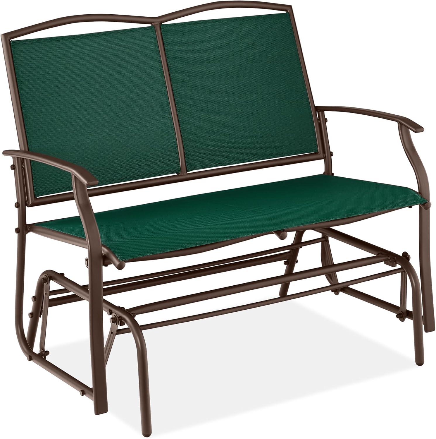 Winston Porter Nethuki Metal Outdoor Glider