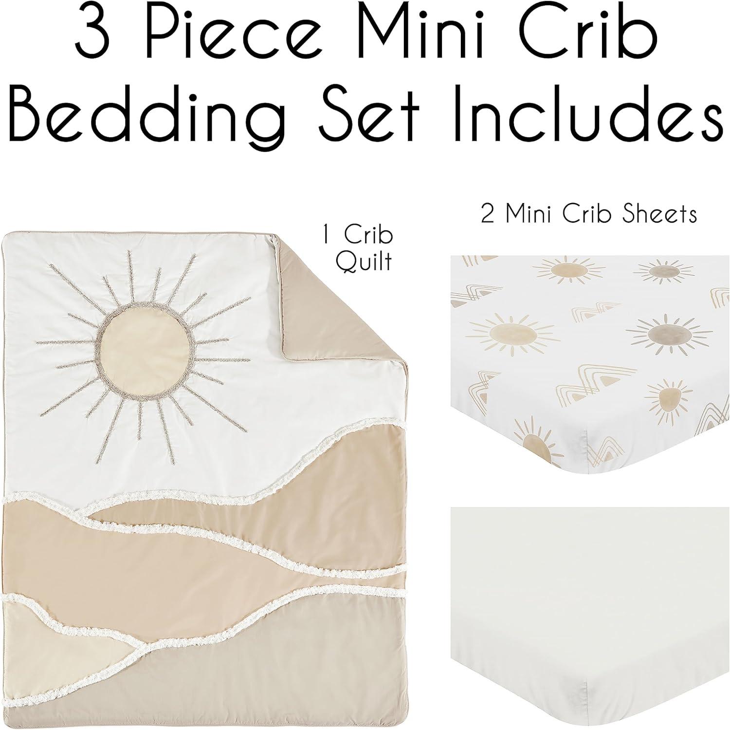 Sweet Jojo Designs Desert Sun 3 - Piece Crib Bedding Set