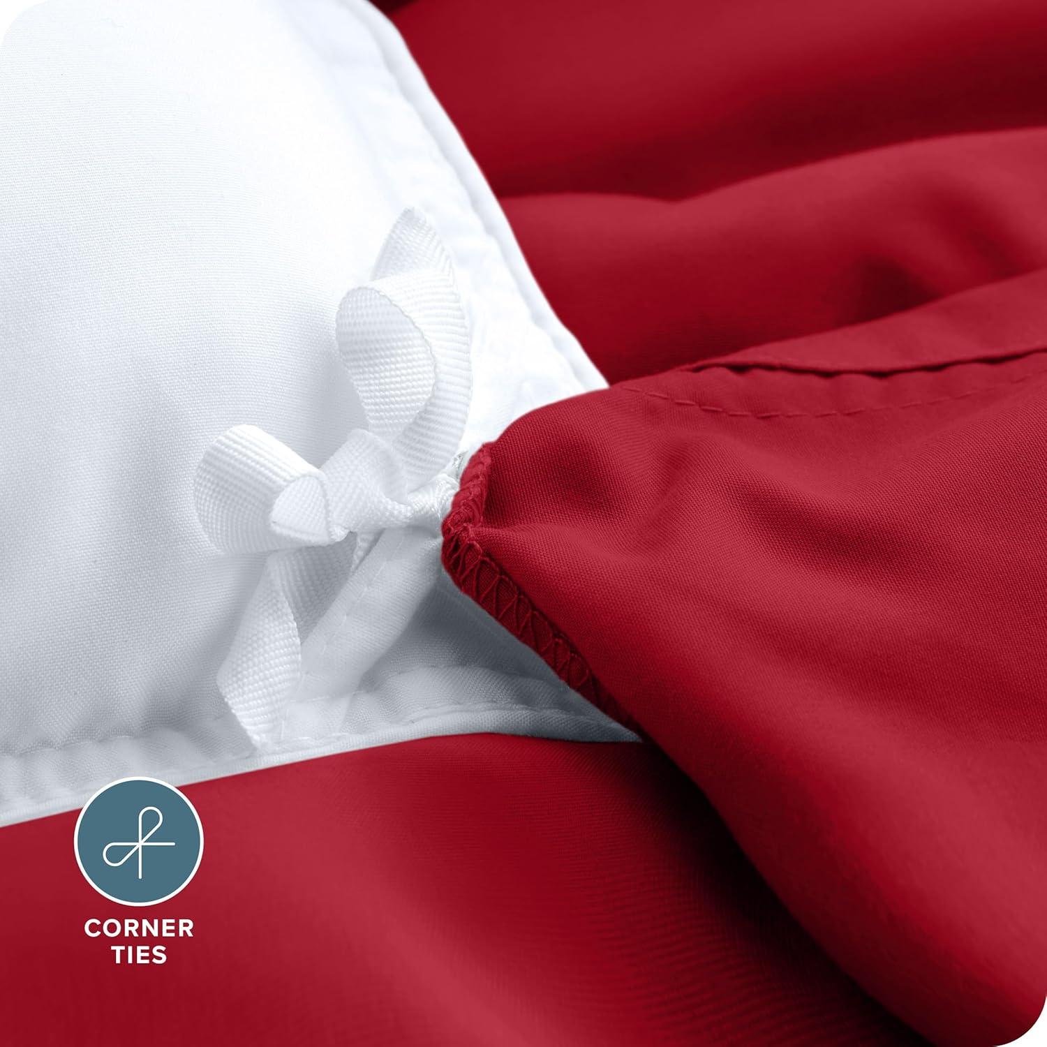 Bare Home Washed Microfiber Duvet Cover Set