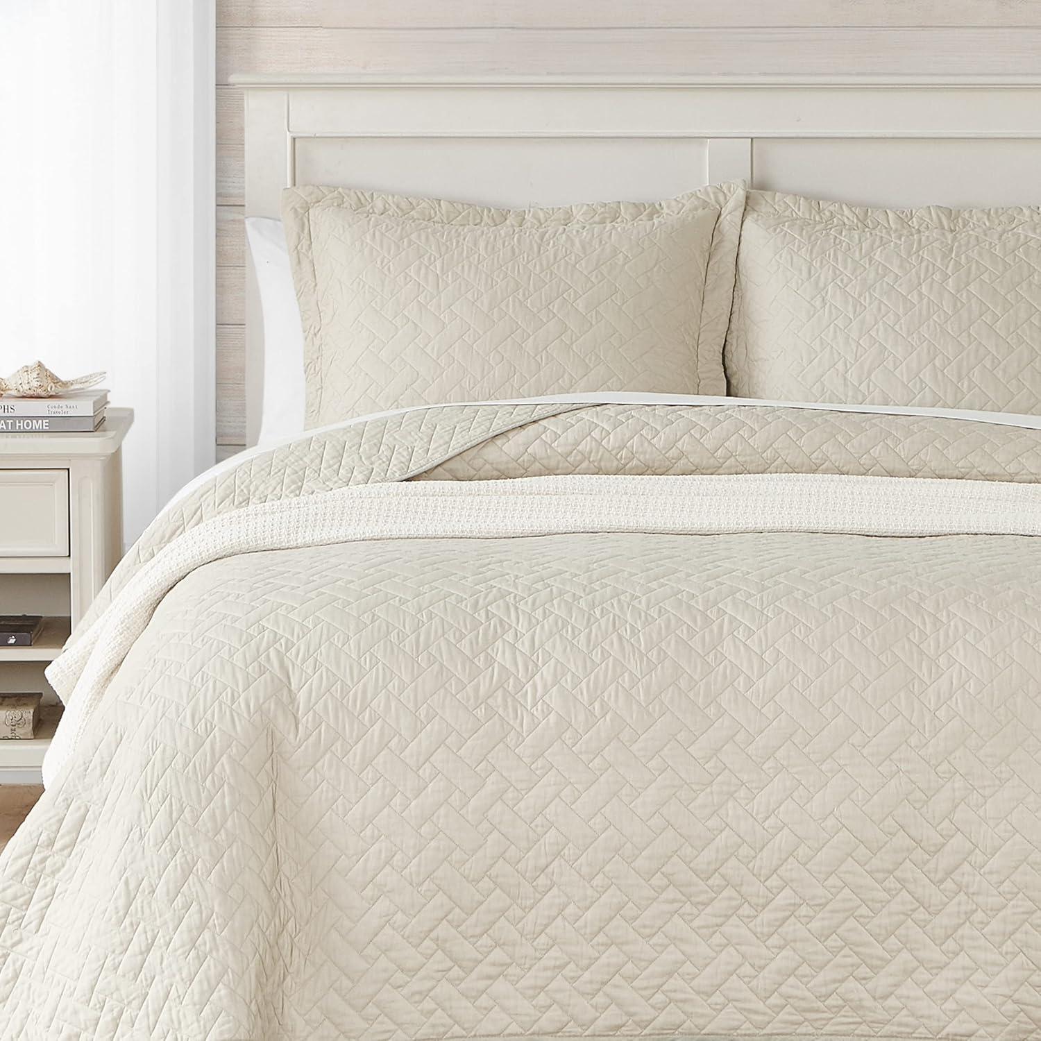 Dune Quilt & Sham Set Beige - Tommy Bahama