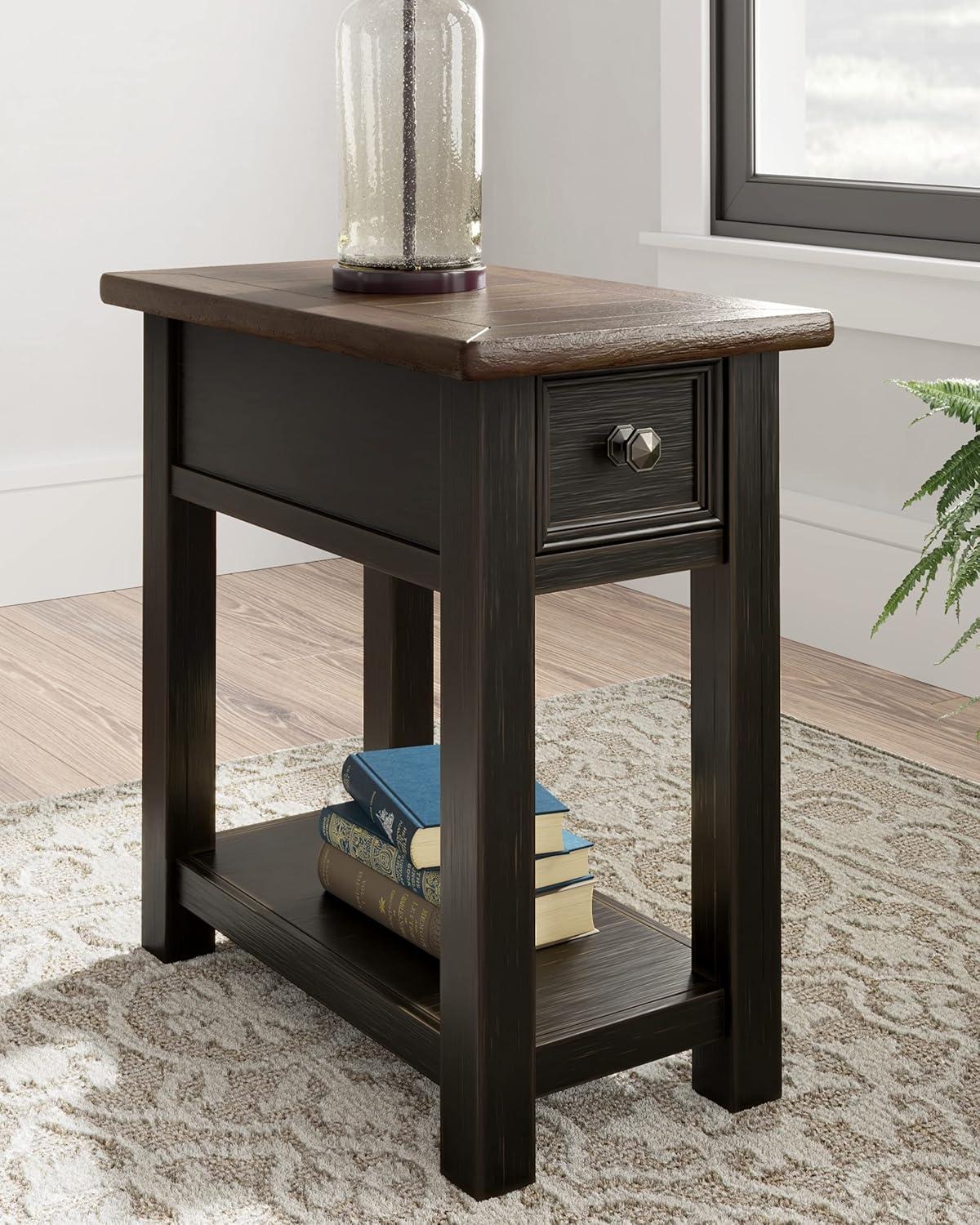 Signature Design by Ashley Casual Tyler Creek Chairside End Table Two-tone