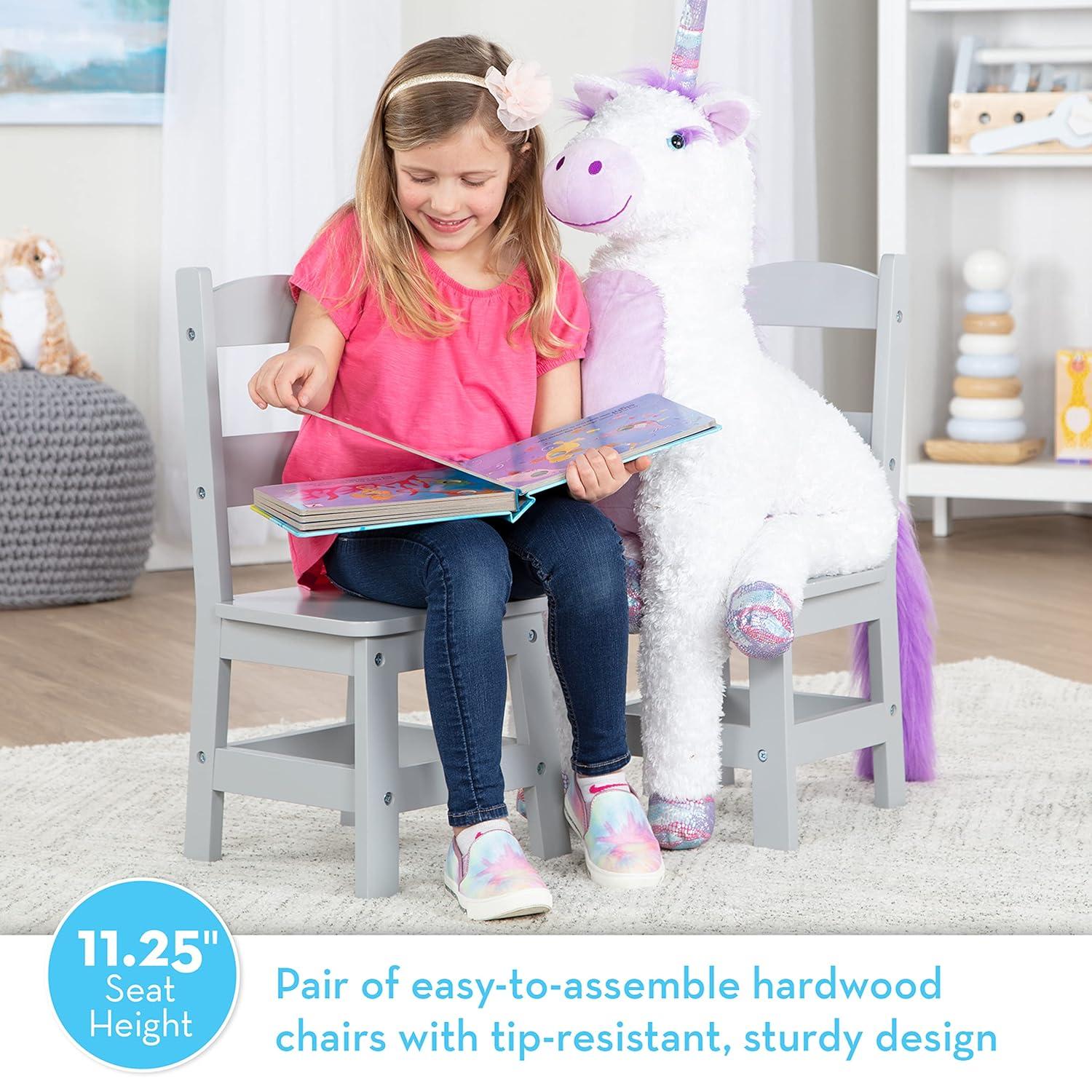 Melissa & Doug Kids Play Or Activity Table and Chair Set
