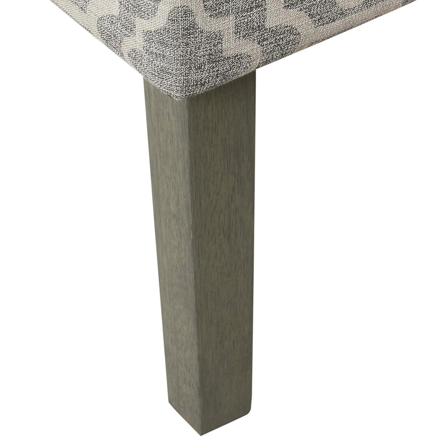 Classic Swoop Accent Armchair Brindle Gray- HomePop