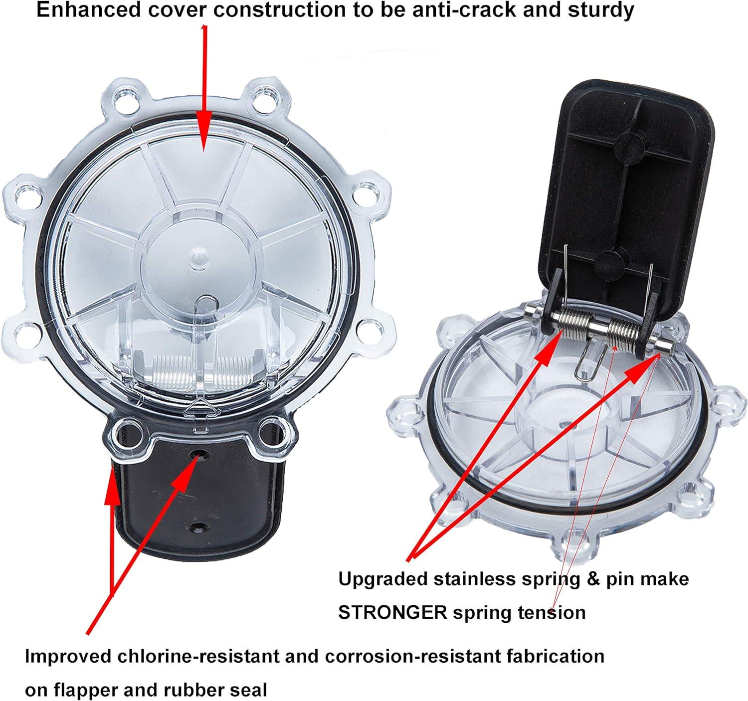 Pentair Clear CPVC 2-Inch 2-Way Pool Spa Check Valve Kit