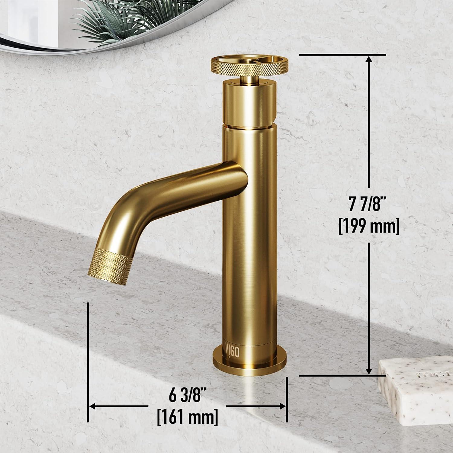 Cass 8" H Single Handle Single Hole Bathroom Faucet