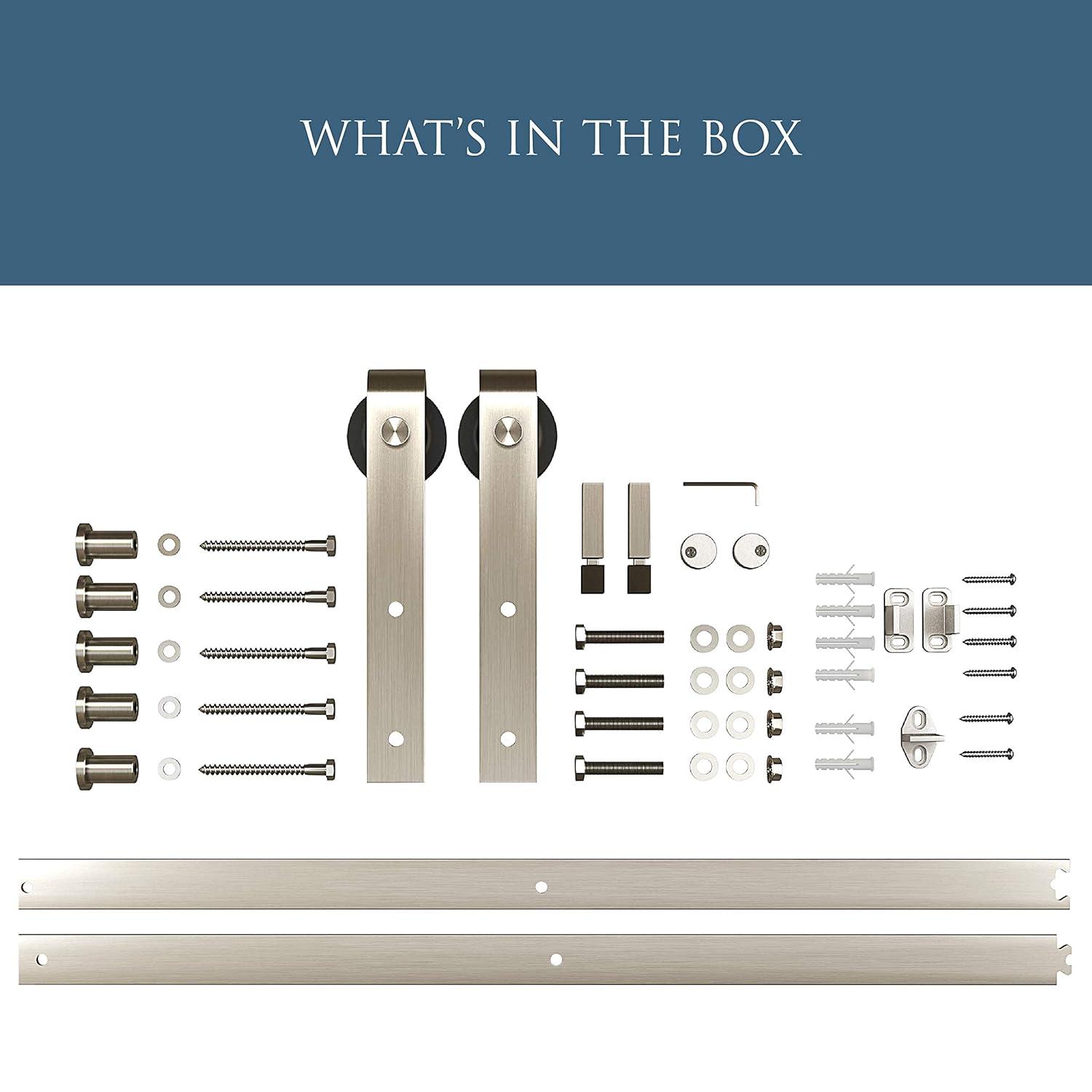 National Hardware Standard Single Barn Door Hardware Kit