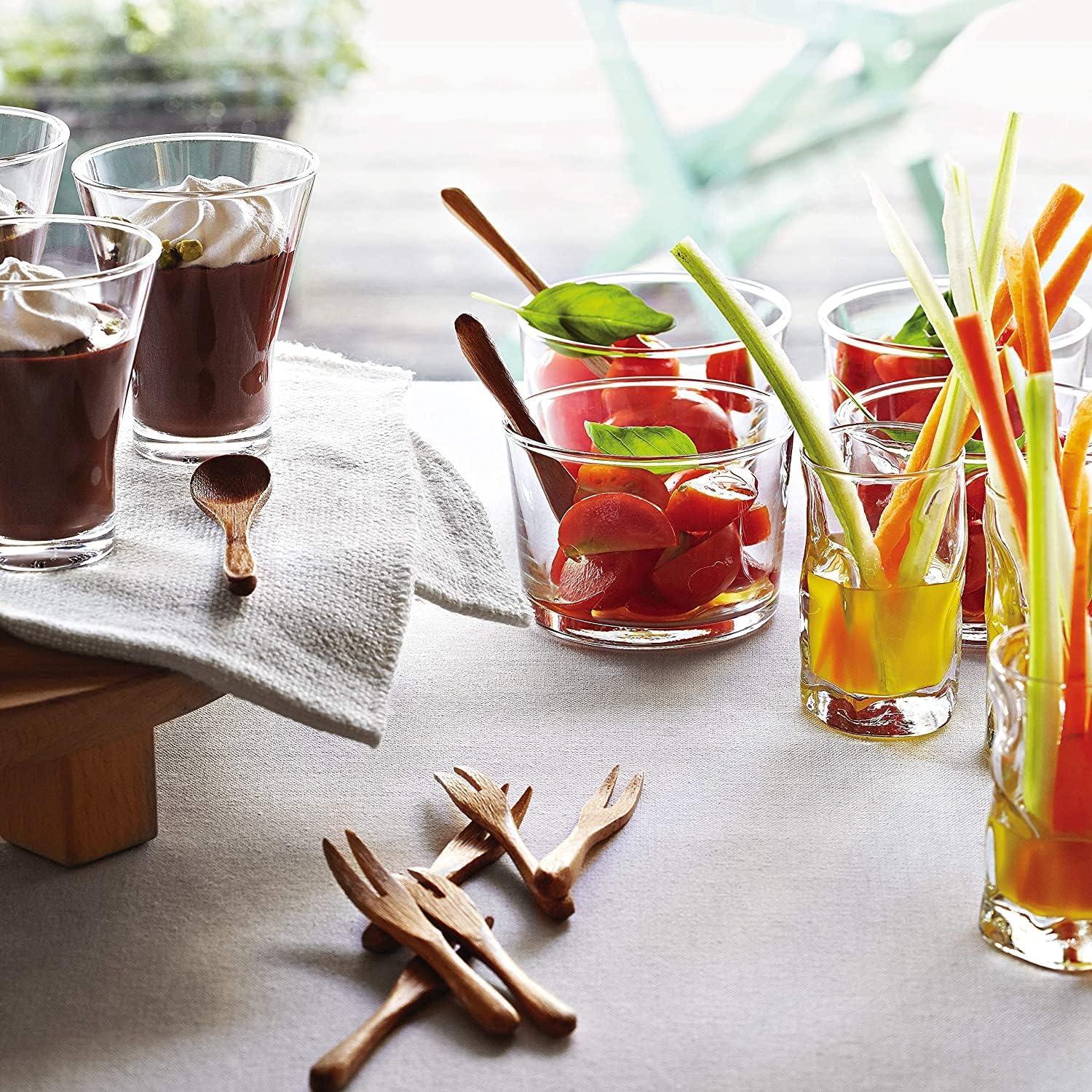 Bormioli Rocco Essential Decor Glassware 7.5 Ounce Drinking Glasses for Water, Set of 12