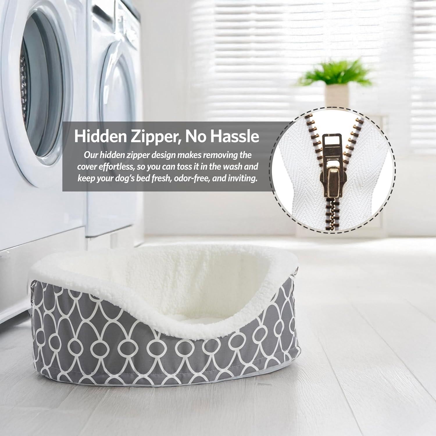 Midwest Homes For Pets Quiet Time Orthoperdic Egg-Crate Nesting Pet Bed w/ Polytetrafluoroethylene Fabric Protector