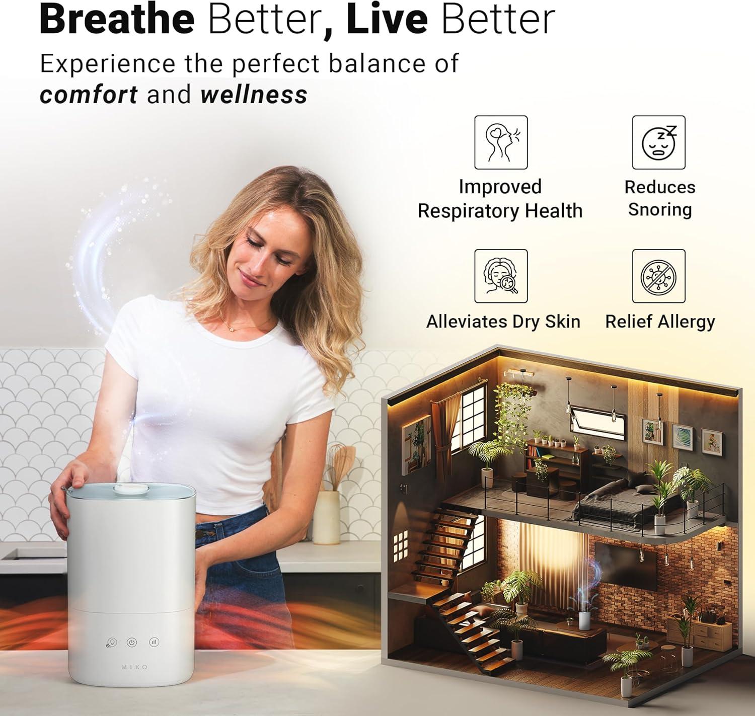 Miko Cool Mist Humidifier