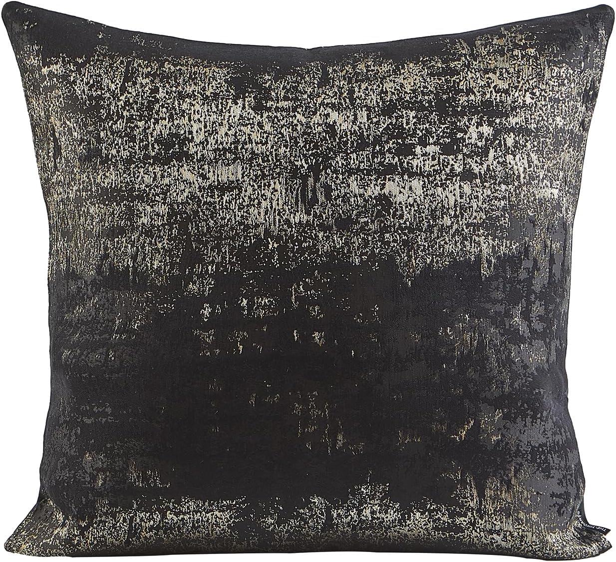THE-TINOART Glam Jacquard & Velvet Throw Square Accent Pillow Cover 20"x20" 1Piece