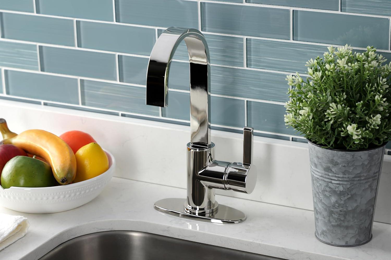 Kingston Brass Continental Single-Handle 1-Hole Deck Mount Bar Faucet