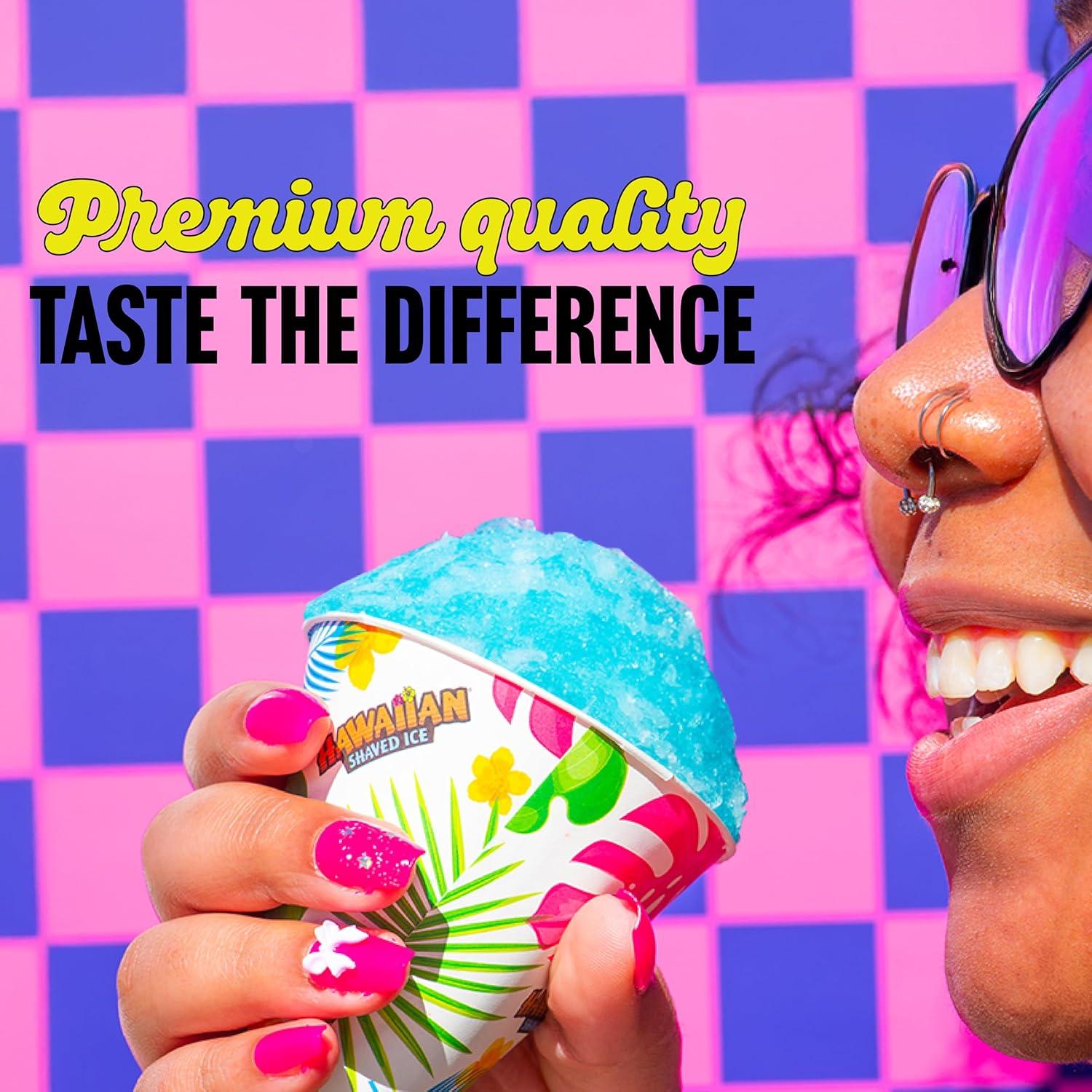 Hawaiian Shaved Ice Cotton Candy Flavor Snow Cone Syrup, 16 Fluid Ounces