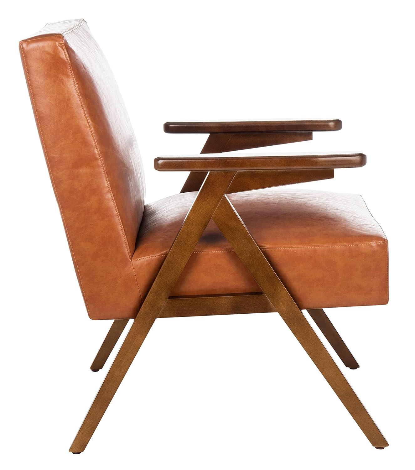 Emyr Arm Chair - Cognac - Safavieh