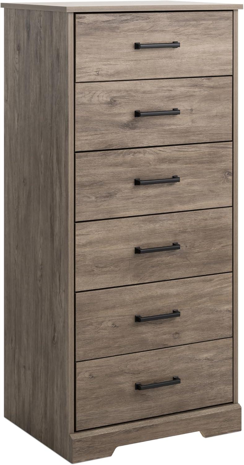 Prepac 23.75" Wide Rustic Ridge 6 Drawer Dresser