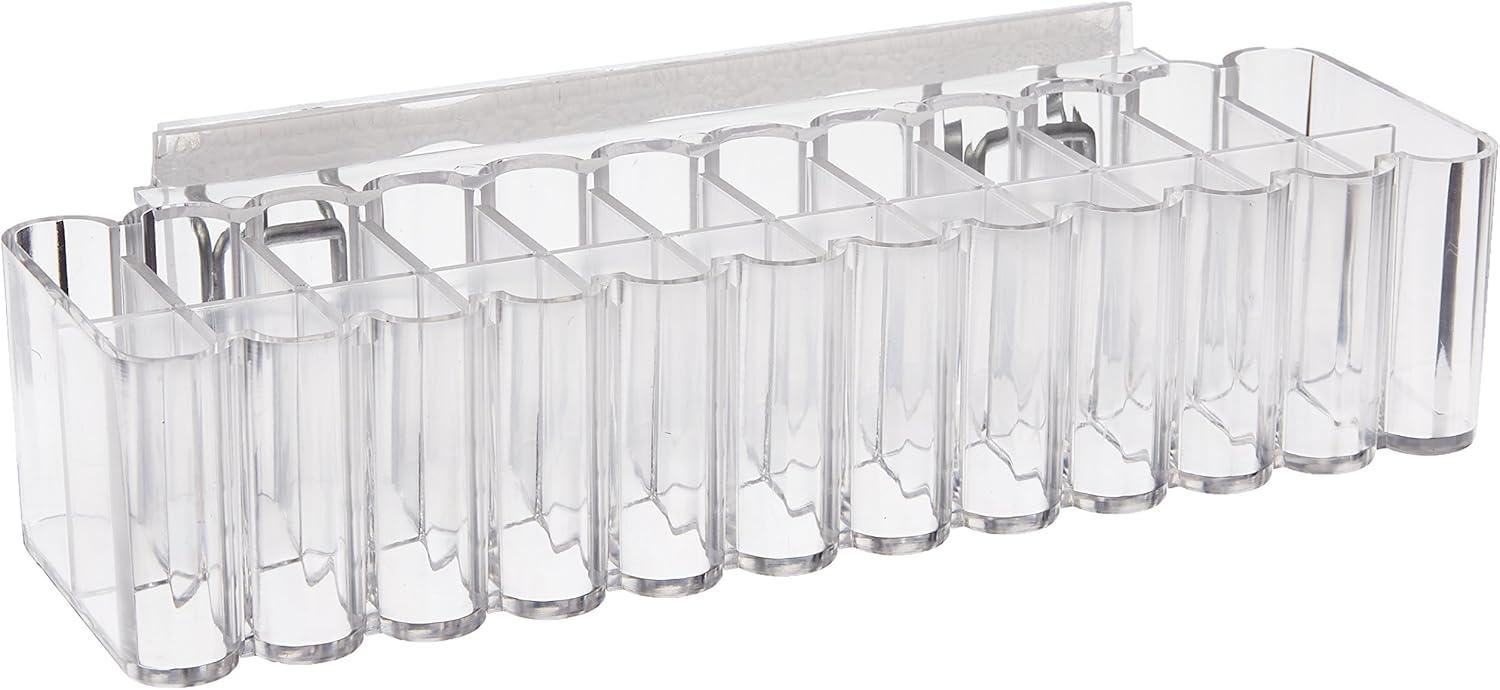 Azar Displays 24-Compartment Tray for Pegboard or Slatwall, 2-Pack (Set of 2)