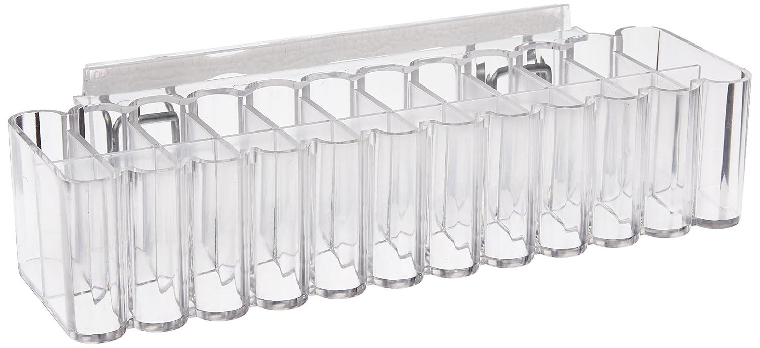 Azar Displays 24-Compartment Tray for Pegboard or Slatwall, 2-Pack (Set of 2)