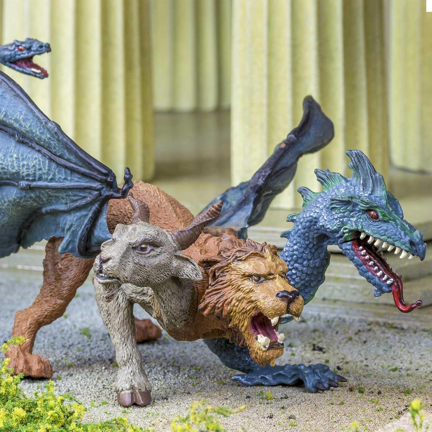 Safari Ltd. Chimera Figurine - Detailed 7" Mythical Hybrid Creature Figure - Educational Toy for Boys, Girls, and Kids Age 3+