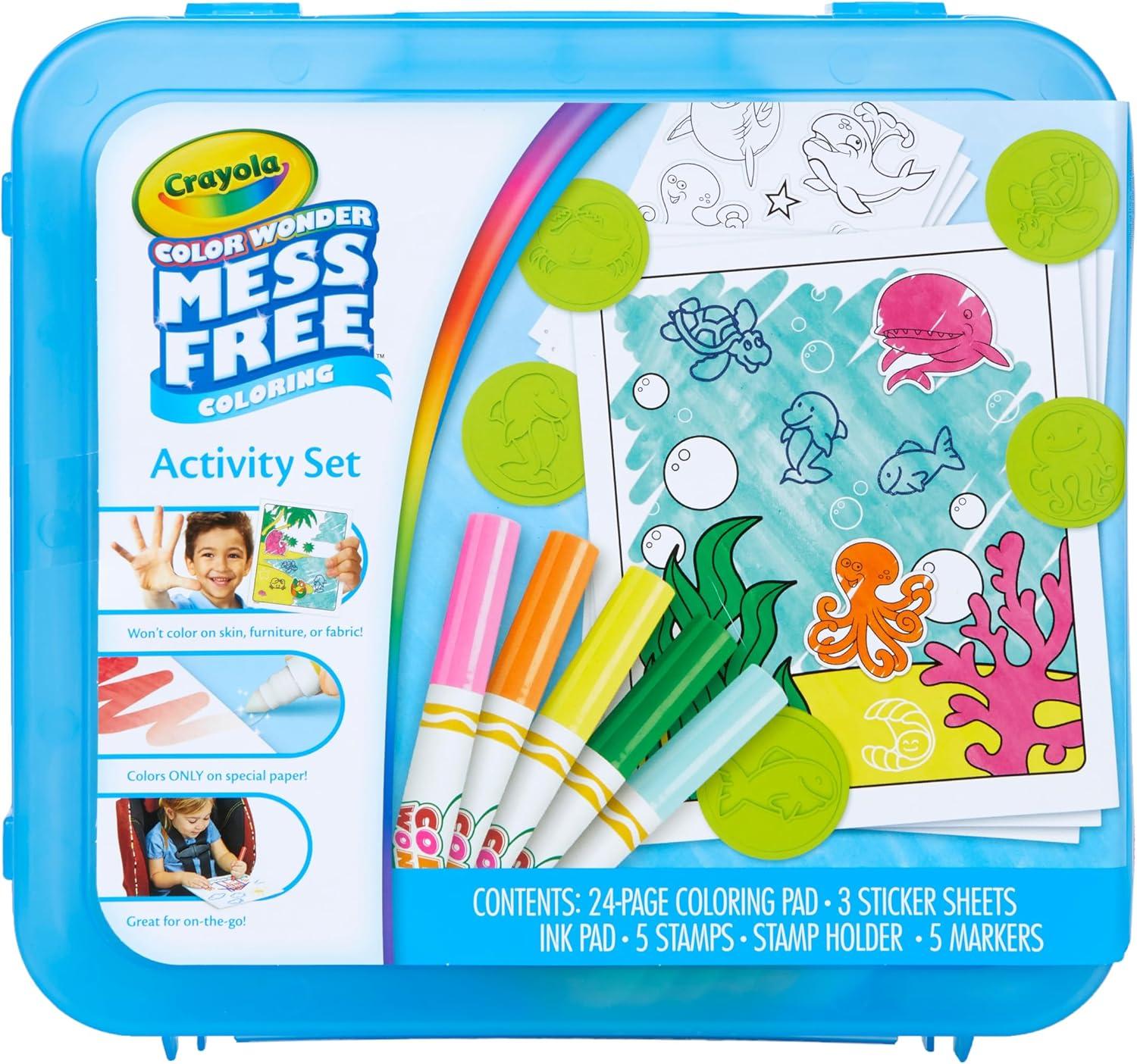 Crayola Color Wonder Mess Free Art Kit with Markers and Stamps