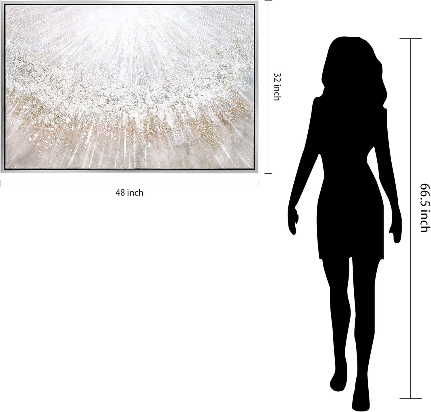 Empire Art Direct " Silver Pellets Textured Metallic " by Martin Edwards