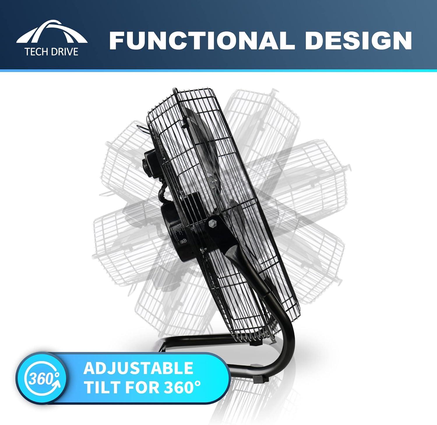 Vie Air 14" Floor Fan